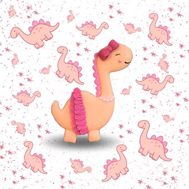 BISCOTTO GLASSATO DINOSAURO "STABLE PARTY" CANDY HORSE  